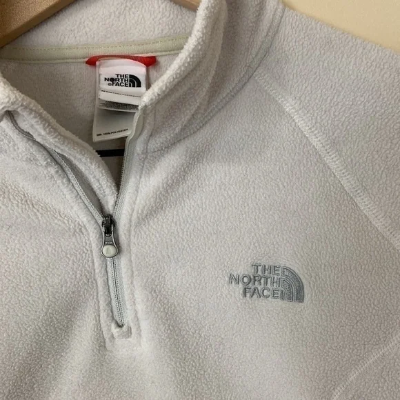 Light cream The North Face fleece pullover - Picture 2 of 4